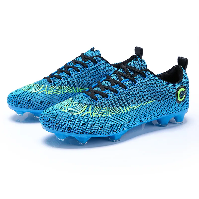 Стиль футбольные бутсы дышащие Fly Woven-C Luo 11 сломанные ногти мужские Детские Молодежные плоские 2050 для ногтей