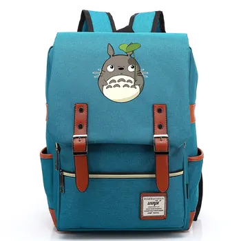 

Anime Cartoon Kawaii Cute My Neighbor Totoro Buckle Children School bag Teenagers Student Schoolbags Women Bagpack Men Backpack