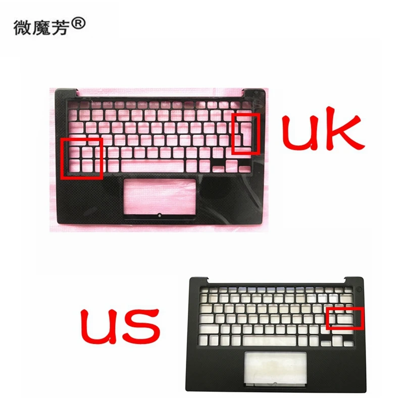 95new для DELL XPS13 9350 9360 P54G подставка рук верхний чехол корпус клавиатуры 43WXK 043WXK NXHVX PHF36