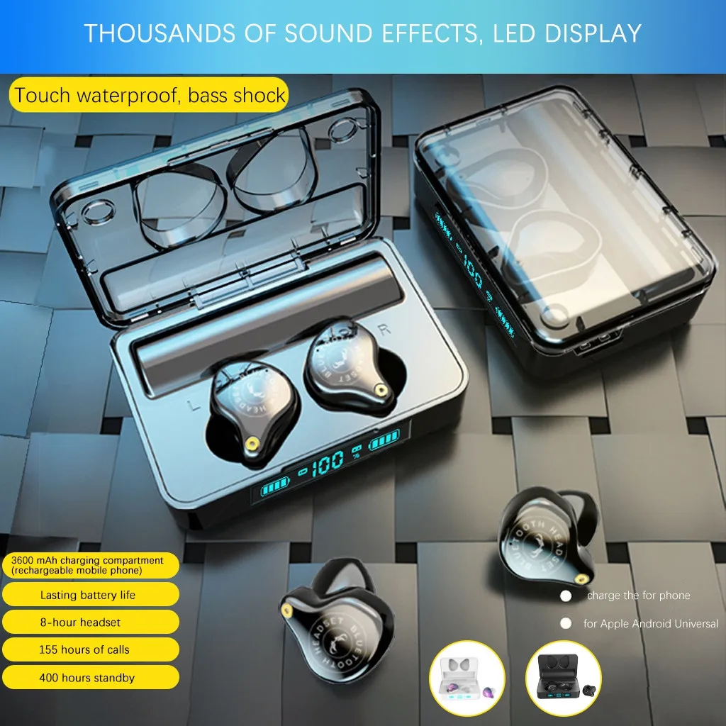 TWS-стереонаушники 50 # с поддержкой Bluetooth 5 0 в | Электроника