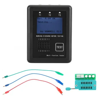 

Professional Diode Triode LCD Display Easy Operate Dual Resistance Transistor Tester Generator High Accuracy Resistor Capacitor