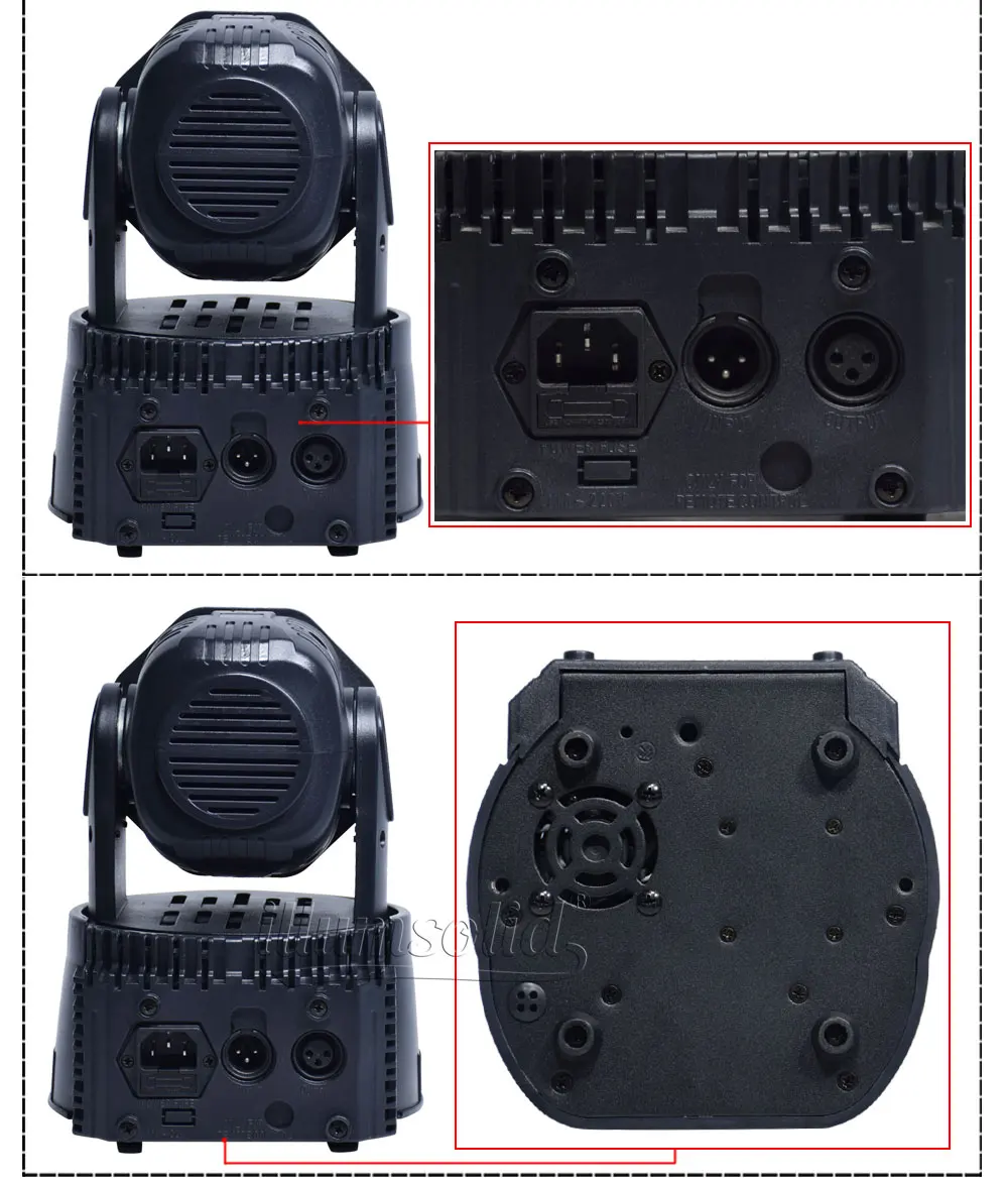Wash-Light Moving-Head-Light RGB stage lighting equipment spot for school show Music evening 4pcs/lot