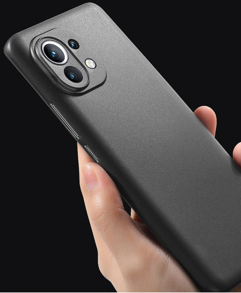 cute iphone 11 Pro Max cases 0.3mm Ultra Thin Matte Phone Case For Xiaomi Mi 11 Ultra 11x Redmi K40 Pro Transparent Hard Case For Poco F3 Back Cover Shell cool iphone 11 Pro Max cases