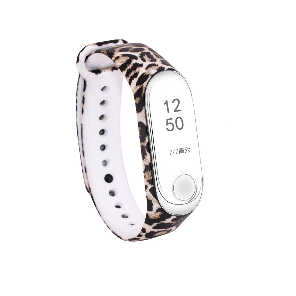 Mi band 3 4 красочные ремешки mi band 3 4 аксессуары сменный силиконовый браслет для Xiaomi mi 3 4 смарт-браслеты - Цвет: 03