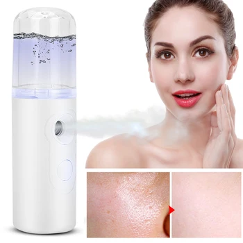 

Blackhead Removal Face Mist Sprayer Deep Hydrating Portable USB Face Steaming Skincare Humidifier Roller