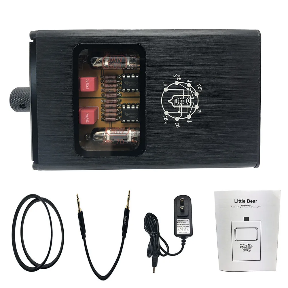 Little Bear B4 X Portable Vacuum Tube Headphone Amplifier Balanced with 1000mA lithium battery for 30 150ohm Headphone D2 012