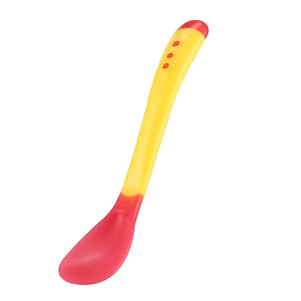 Temperature Sensing Spoon for Baby Safety Infant Feeding Spoons Kids Children Boy Girl Toddler Flatware Drop Shipping