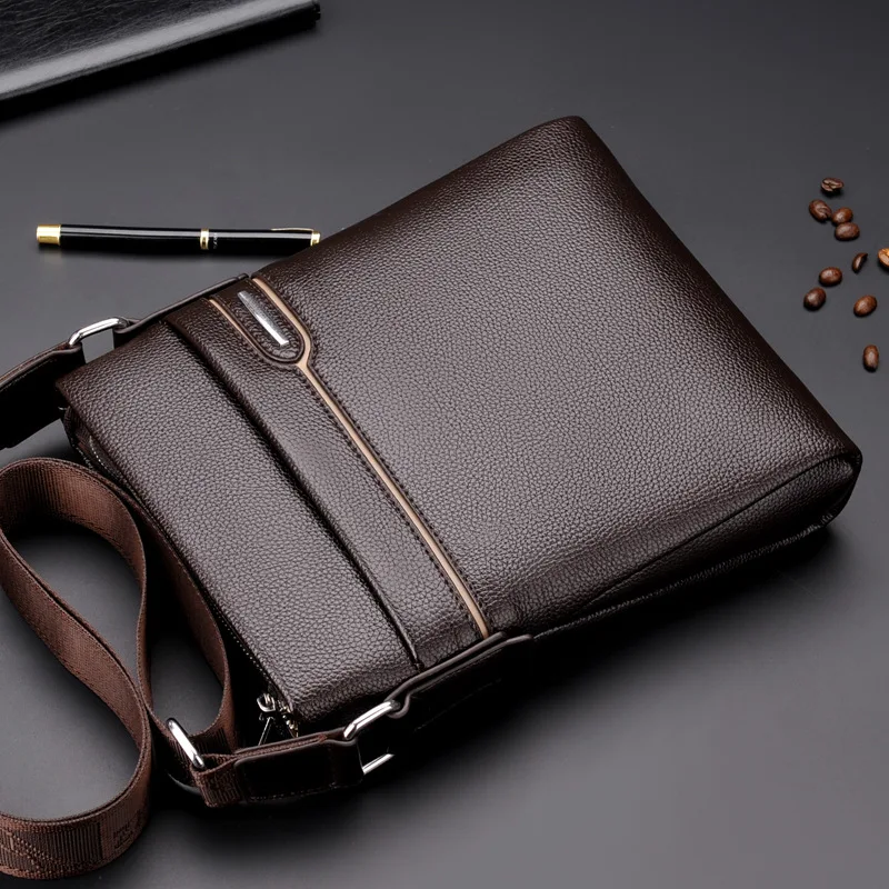 

Cross Border Supply of Goods Men's Bag Shoulder Bag Men Bag Backpack Cross-body Bag Retro Business 8815 HYPERWIZ Daishu