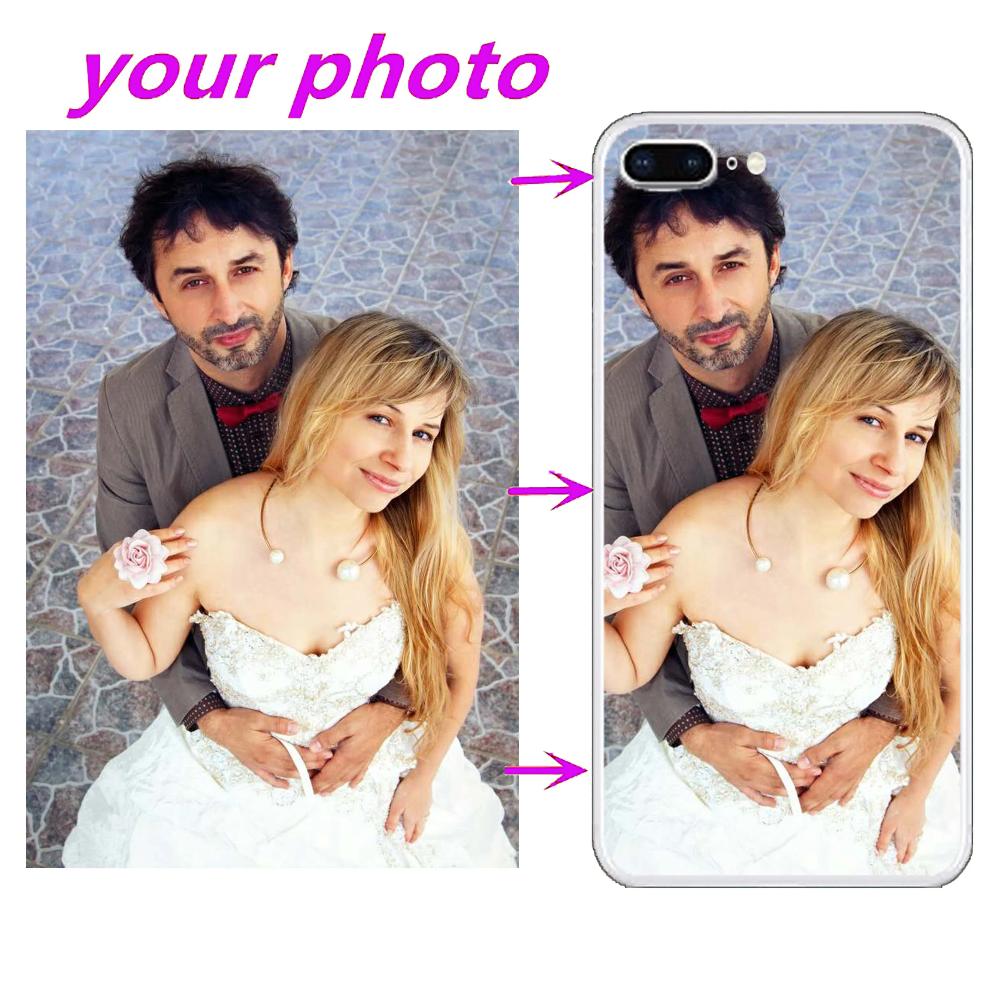 

Custom DIY Photo phone case Soft Silicone Cover Case for iphone 9 SE2 11 xs max xr 11pro x 7 8plus 6 6s se 5s