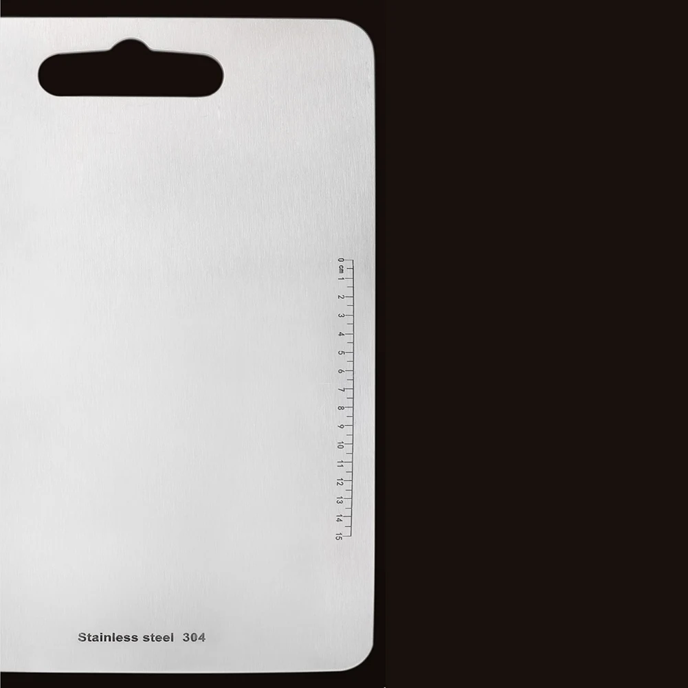 Rectangle Rust Free Sturdy Portable Scales Hanging Easy Clean Cutting Board Fruit Tool Home Chopping Blocks 304 Stainless Steel