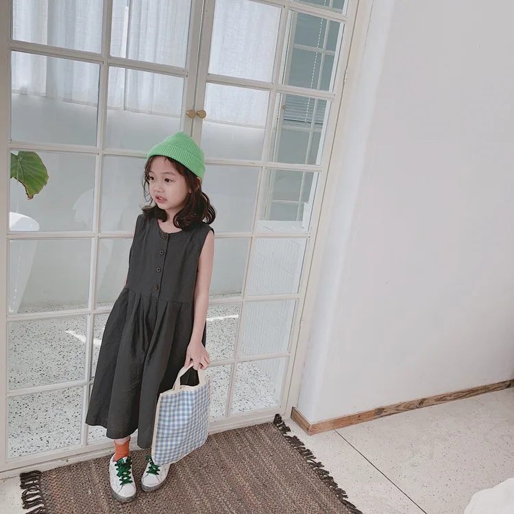 Tckids Childrenswear Customizable 19 Summer CBC Style Three-Color One-piece Wide-Leg Culottes