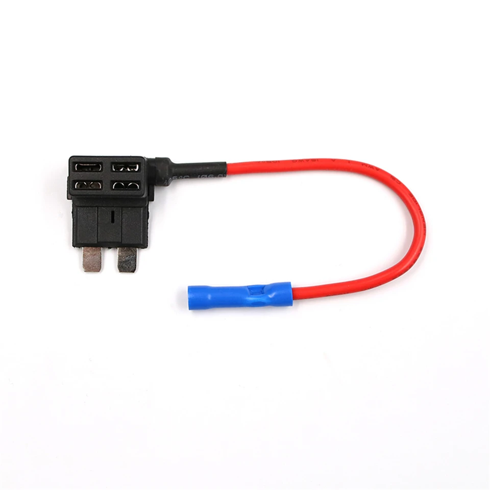 2 x aggiungi un circuito a forma di maialino fusibile rubinetto standard lama Portafusibile ATO 12 V