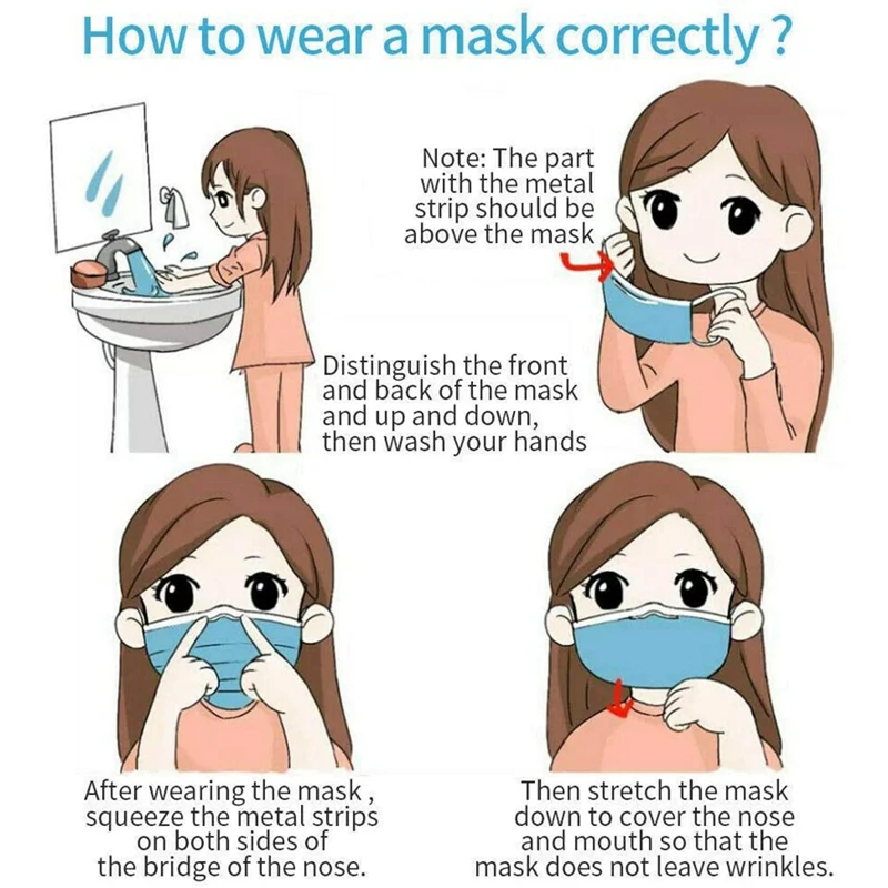 Civil Melt Blown Cloth 3-Layer Mask Waterproof and Dustproof Protective Mask Air Pollution Protective Mask Anti Pollution Mask,7 Civil Melt Blown Cloth 3-Layer Mask Waterproof and Dustproof Protective Mask Air Pollution Protective Mask Anti Pollution Mask,7