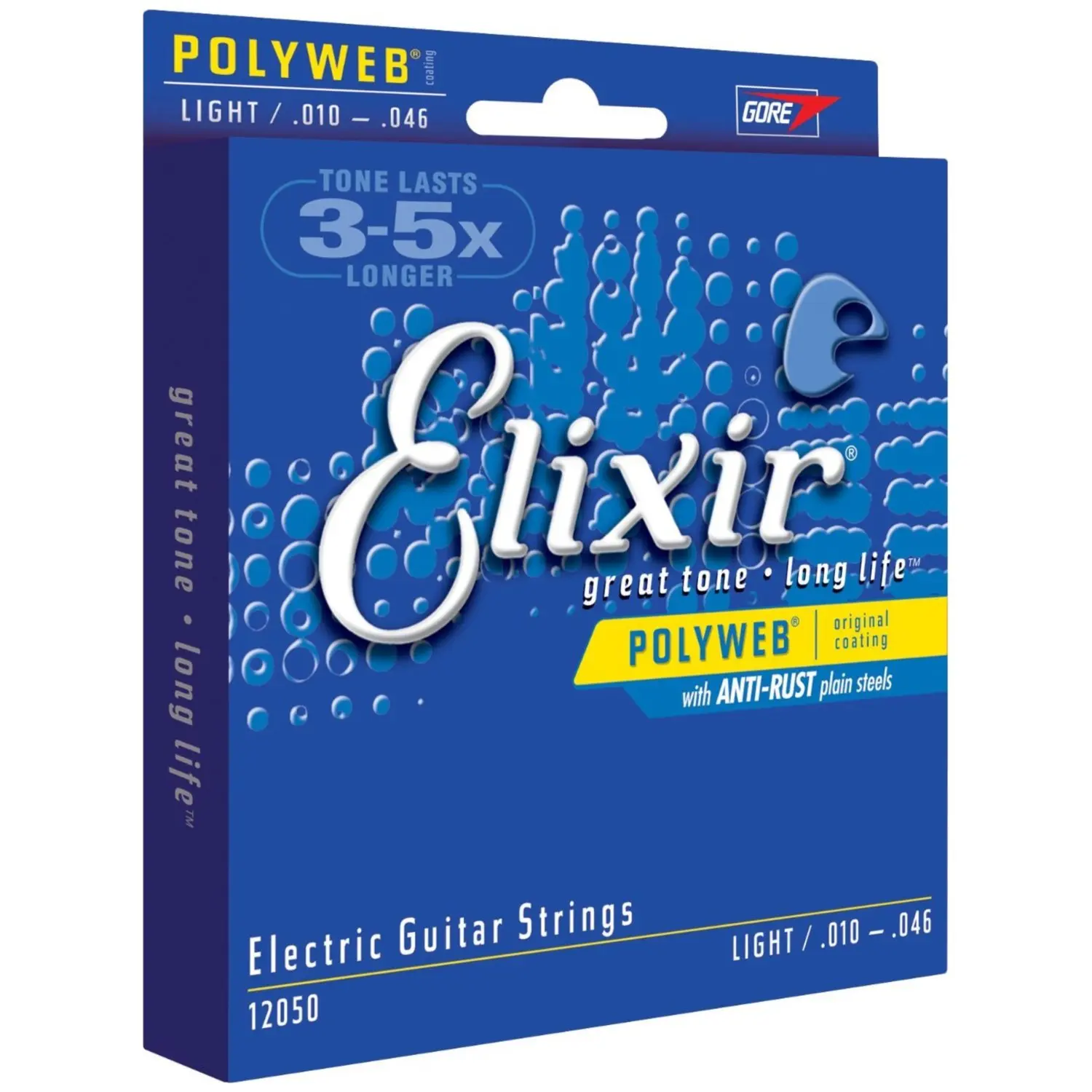 Elixir оригинальные струны 12050 поливеб электрогитара струны светильник струны электрогитары. 010-.046