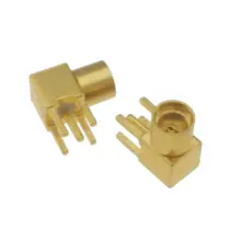 MMCX гнездо под прямым углом крепление на печатную плату пайкой RF разъем