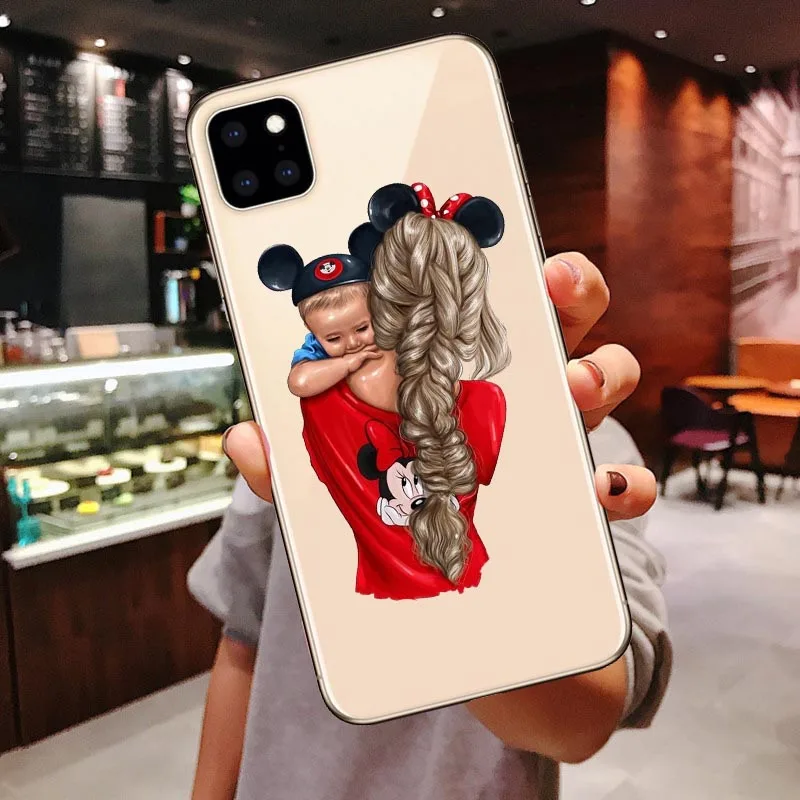 Модный силиконовый чехол для iPhone 6S, 7, 8 Plus, X, XS, Max, XR, Рождественская девочка, ТПУ чехол для iPhone 11 Pro Max