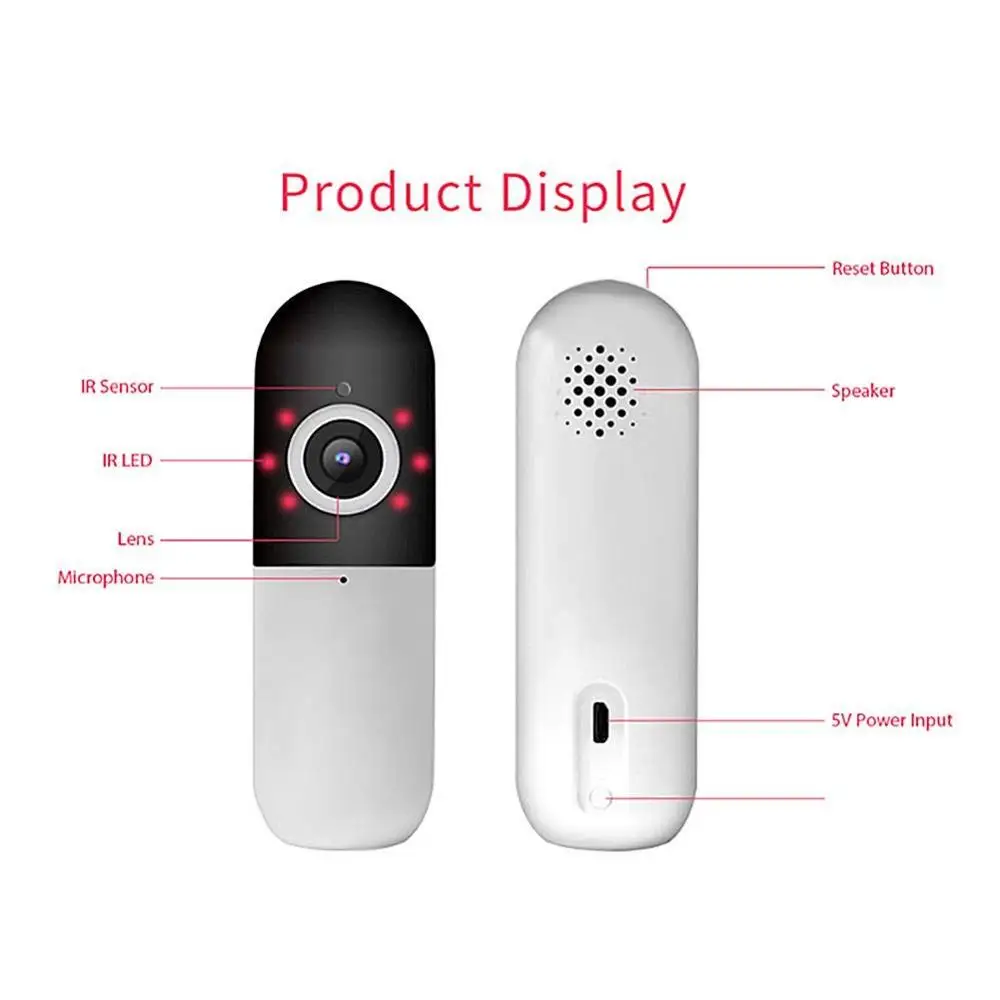 IP камера Tuyasmart с функцией ночного видения Wi Fi 1080P|Камеры видеонаблюдения| |