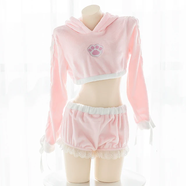 Sexy Pink Bunny Girl Homewear 2