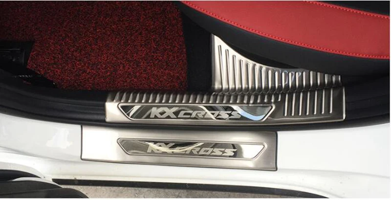 Добро пожаловать педаль подходит для Kia KXcross переоборудование, для KXcross нержавеющая сталь Добро пожаловать педали специальные декоративные аксессуары