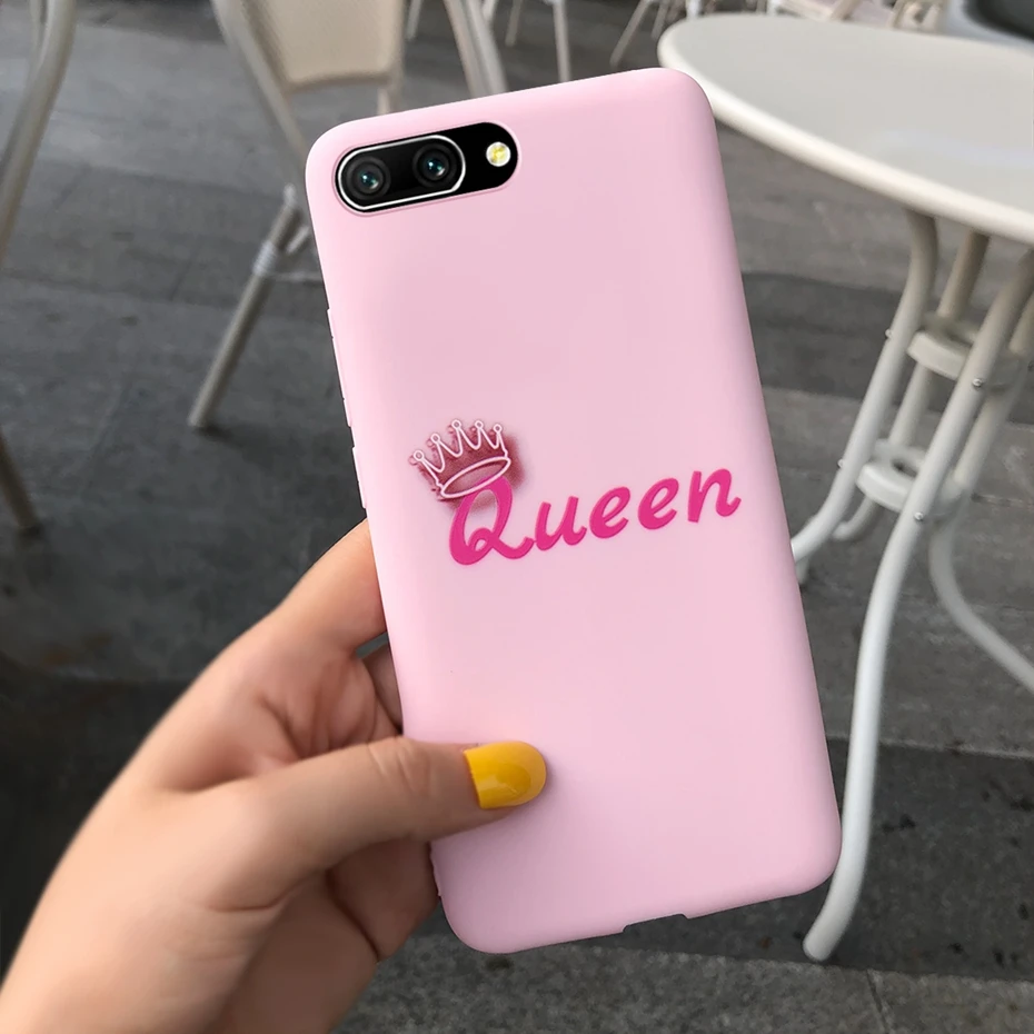 Чехол для huawei honor 10, силиконовый мягкий чехол из ТПУ с рисунком конфет для huawei honor 10 honor 10 5,84 ', чехол Fundas Coque bumper - Цвет: Черный