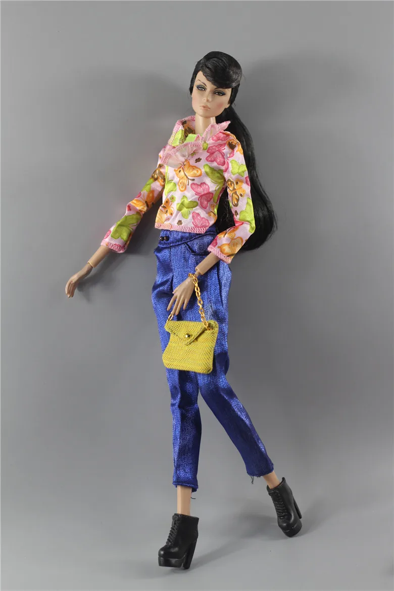 Новые стили одежды куклы игрушки платье юбки брюки для fr BB 1:6 куклы A173