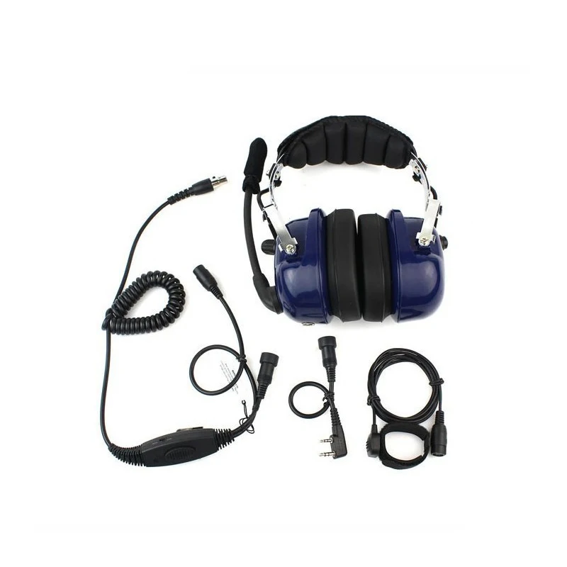Walkie Talkie Headphone, Noise Cancelling Headset for KENWOOD BAOFENG UV-5R, BF-888s, UV5R, Two Way Radio MIC