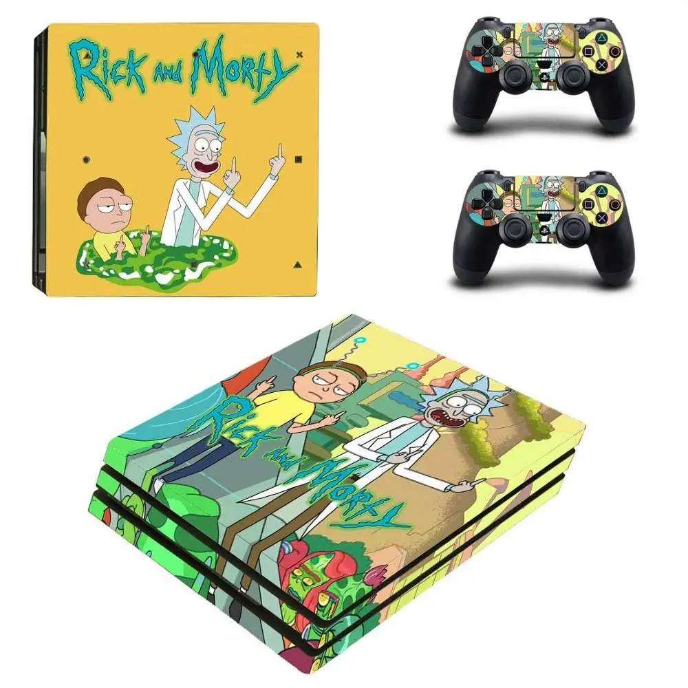 Рик и Морти PS4 Pro sticker s Play station 4 наклейки для кожи наклейки для playstation 4 PS4 Pro консоль и контроллер Skins