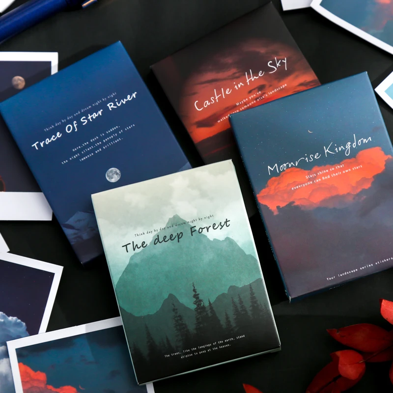 30 шт./кор. милые книжные цветы стикер