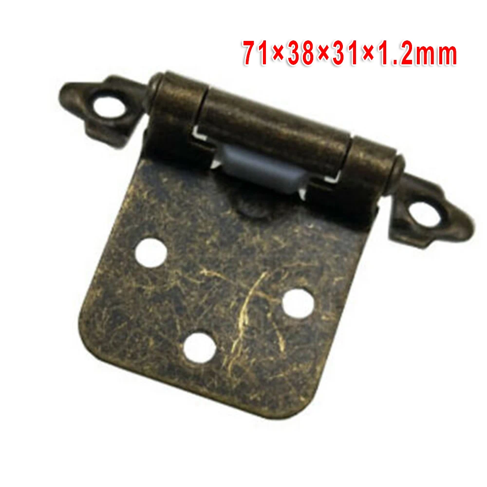 2 шт. самозакрывающиеся накладные Пружинные петли для дверей шкафа Железный инструмент коррозионная стойкость