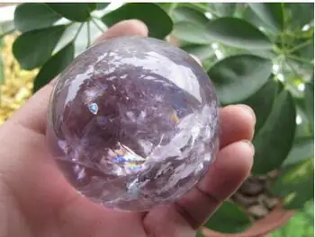 

NATURAL rainbow AMETHYST QUARTZ CRYSTAL SPHERE BALl