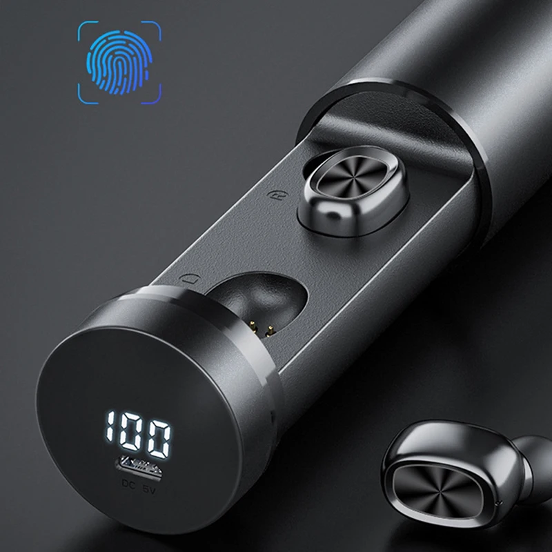 Bluetooth5 0 Touch Wireless Intelligent Bluetooth Earphones Waterproof Sport Mini Earbuds 2020