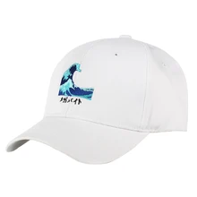 Хип-Хоп регулируемая спортивная бейсболка для папы, облегающая волнистая вышивка, унисекс, для пешего туризма, велоспорта, дышащая повседневная бейсбольная кепка Bboy