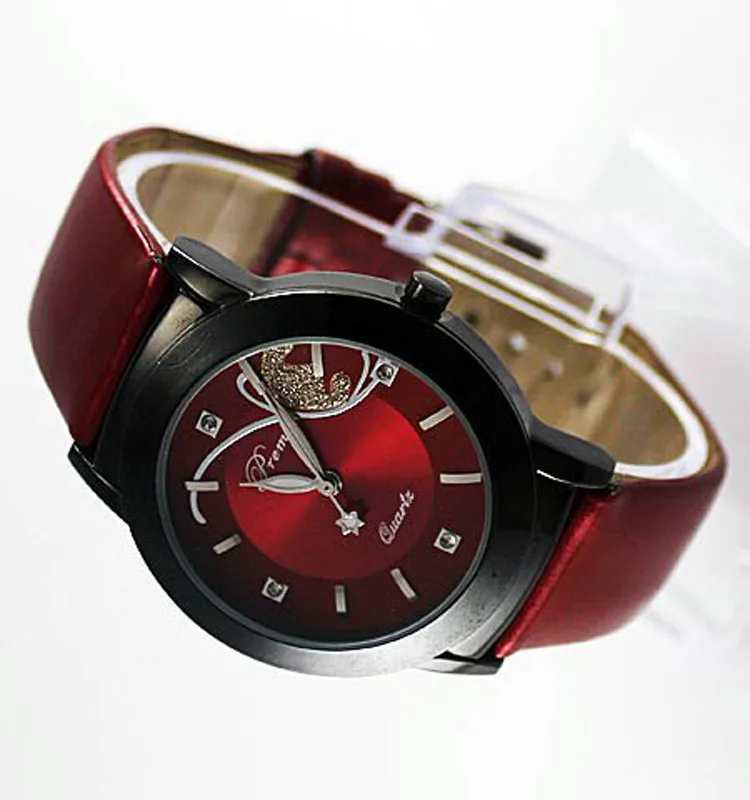 Модные женские кварцевые наручные часы класса люкс с бабочкой и бриллиантами, красивые часы, красные женские часы для платья, Relogio Feminino, подарок Q