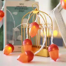 

Christmas Pinecone Bell Lamp String Portable Christmas Decorations Simulation Pine Needle Lamp Ambient Light Home Decor Tool