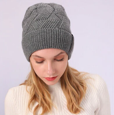 Для женщин Лето Весна Зима крючком вязать громоздкий Beanie BERET мягкая шапка лыжные береты шапки