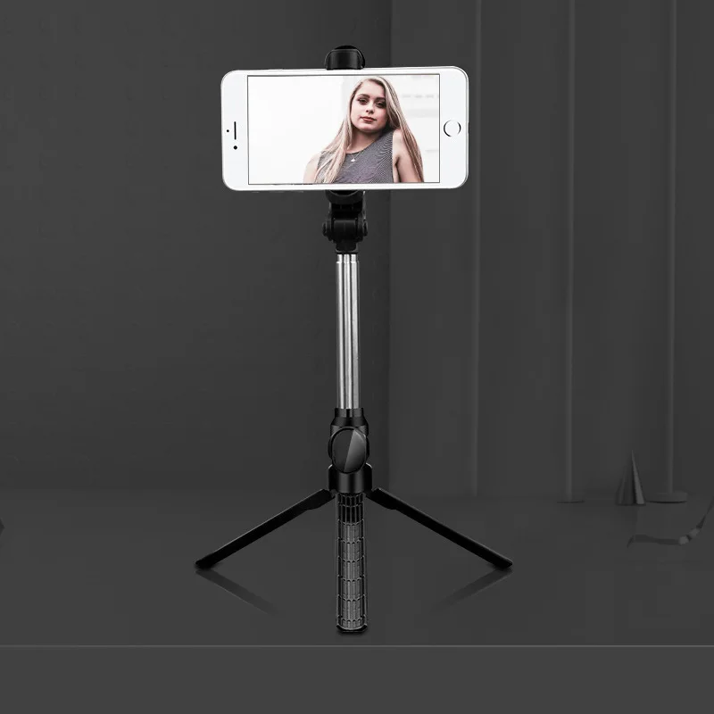 Bluetooth-compatible Selfie Stick Tripod Mini Tripod Monopod Selfie Stick Wireless with Button for Iphone Android