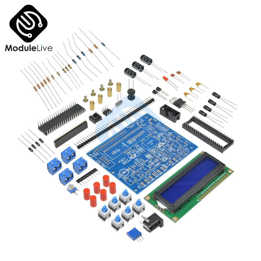 Цифровой secommmeter емкость индуктивности метр частотомер DIY Kit CF