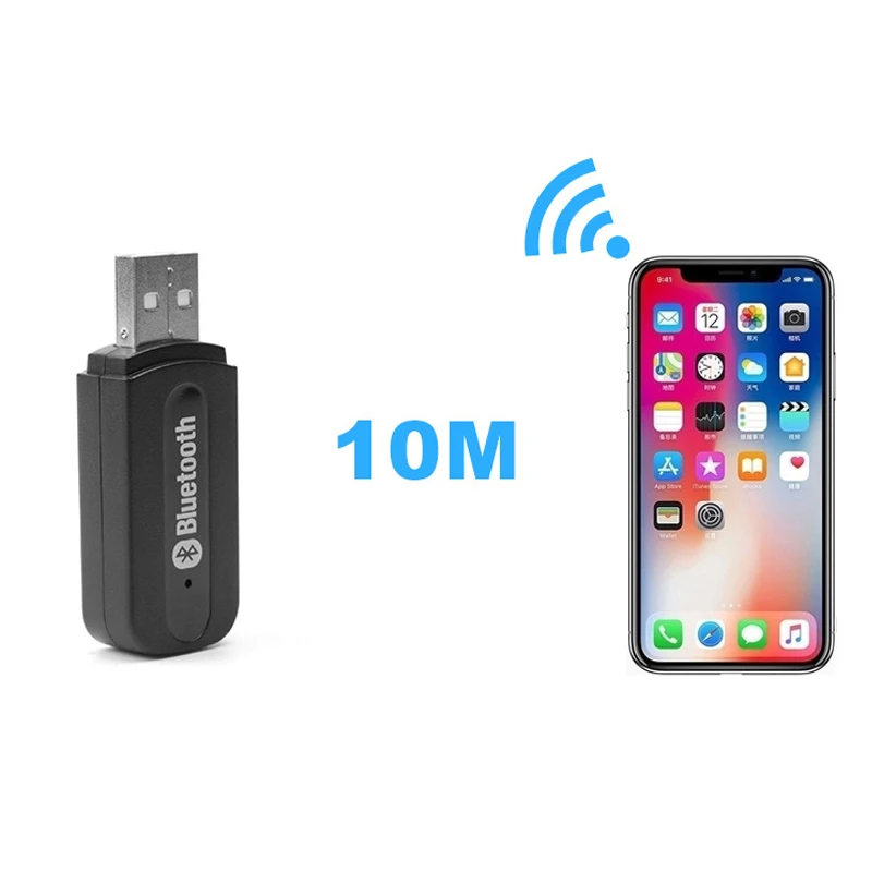 USB Bluetooth адаптер автомобильный Bluetooth аудио приемник передатчик Портативный Мини 3,5 мм разъем AUX беспроводной музыкальный стерео приемник