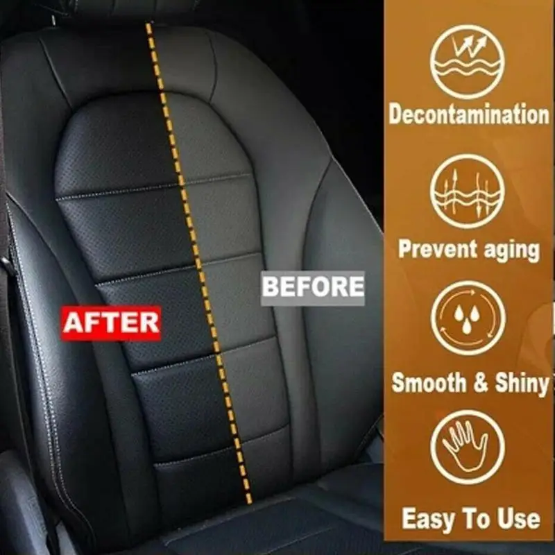 120ml Youliku Auto Leather Renovated Coating Paste Leather Repair Automotive Interior Maintenance Leather Refurbishing Cleaner