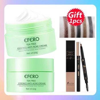 

EFERO Anti-Wrinkle Anti-Aging Face Cream Tea Tree Essence Acne Treatment Moisturizing Face Cream Shrink Pores Whitening Cream