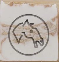 Zodiac natural handmade soap standard Mini soap diy stamp seal chapter - Цвет: size5CM