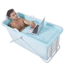 Adult Foldable Bath Barrel Adult Bath Barrel Household Body Constant Temperature Bath Barrel Bath Tube Plastic Thickening