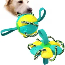 

MEOWS Outdoor Training Dog Toy Interactive Frisby Football Bouncing Flying Saucer Massage Clean Teeth Relieve Worries