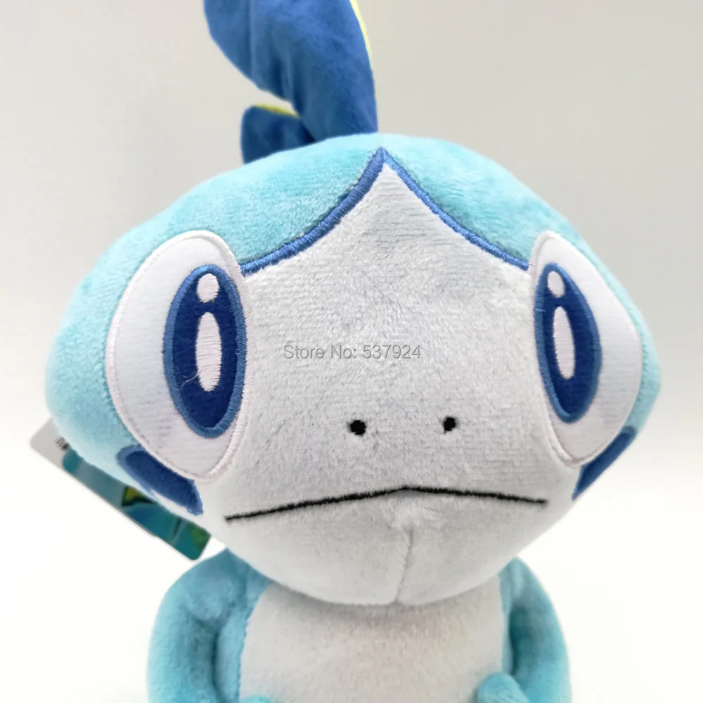 Новинка 10 шт 4 стиля Scorbunny Sobble Grookey Galarian Sirfetch 'd 9-1" 23-36 см плюшевые куклы