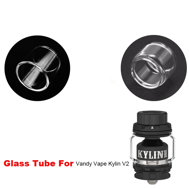 

Glass Tube For Original Vandy Vape Kylin V2 RTA Tank 3ml/5ml Atomizer Vape Accessaries