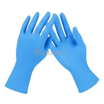 

100pcs Disposable Gloves Hair Perm Hair Shampoo Hair Coloring Rubber Gloves Salon Hairdressing Styling Dyeing Tools