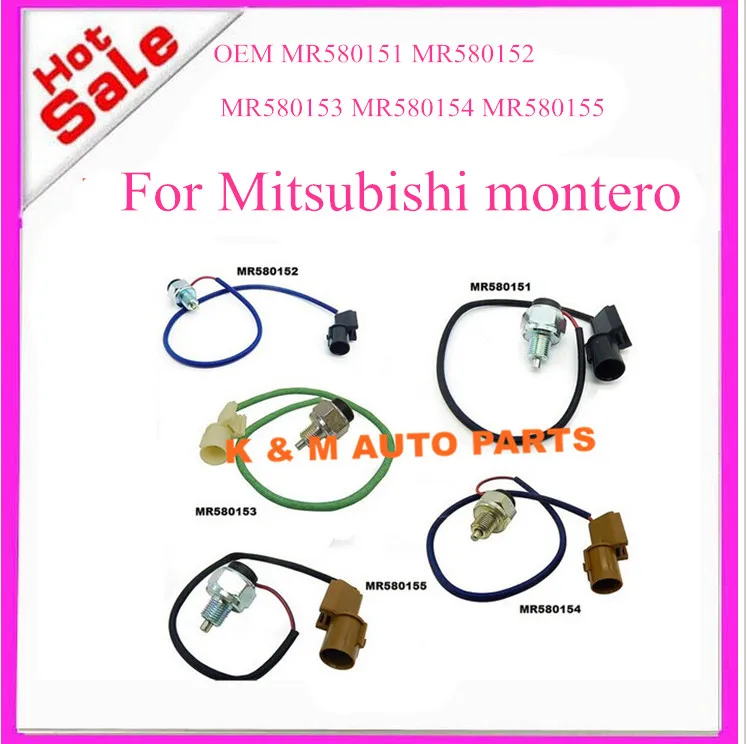 SET OF 5PCS MR580151 MR580152 MR580153 MR580154 MR580155 TRANSFER CASE SWITCH FOR MITSUBISHI MONTERO PAJERO K-M