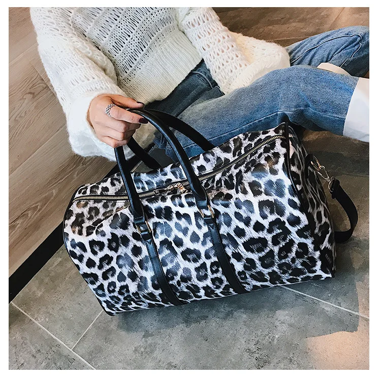 Женская сумка, стиль, европейский стиль, Леопардовый узор, большая сумка на плечо, женская модная сумка на ремне, сумка через плечо, сумка для путешествий в Бостоне
