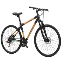 Bicicleta de montaña de bambú, bicicleta MTB, ciclo urbano 27,5er, freno de disco de velocidad completa - Imagen 2