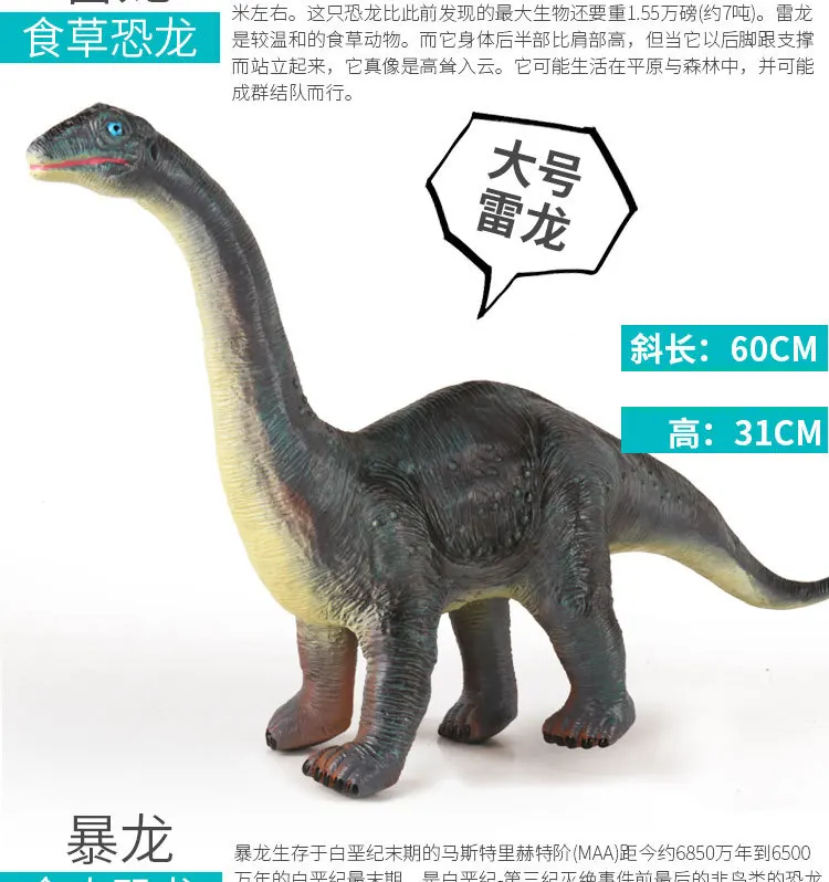 Модель звук делая мягкий Silcone динозавр игрушка Дети T-Rex пластик хлопок наполнение модель подарок игрушка динозавр